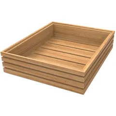 Drawer for feeding  oak ,H=75,L=325,B=265mm st. tree