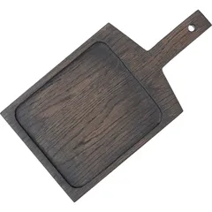 Доска для подачи «Снег» прямоугольная с ручкой и углублением ,H=3,L=32/22,B=17см, изображение 3