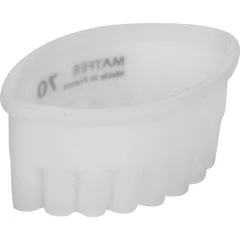 Резак кондитерский рифленый «Лодочка» пластик ,L=7,B=4см