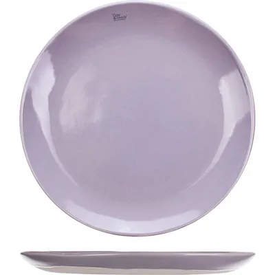 Тарелка «Сублим Тауп» десертная керамика D=22,5см пурпурн., изображение 3