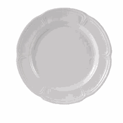 Plate “Torino” small  porcelain  D=300, H=25mm  white