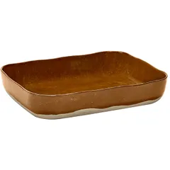 Baking dish No. 10 “Mercy” sandstone ,H=55,L=301,B=223mm brown.