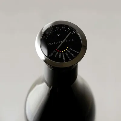 Термометр для вина «Эксесориз» сталь нерж. D=40,L=199мм серебрист., изображение 2
