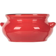 Горшок для запекания «Лакомка» керамика 450мл красный,черный, изображение 2