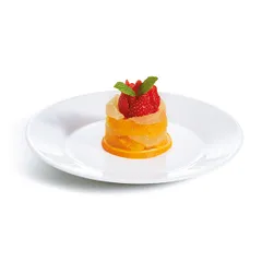 Тарелка «Ресторан» мелкая стекло D=225,H=20мм белый, изображение 4