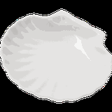 Блюдо-ракушка «Кунстверк» фарфор D=140,H=13,L=140,B=40мм белый