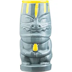 Glass for cocktails “Tiki” ceramics 450ml gray