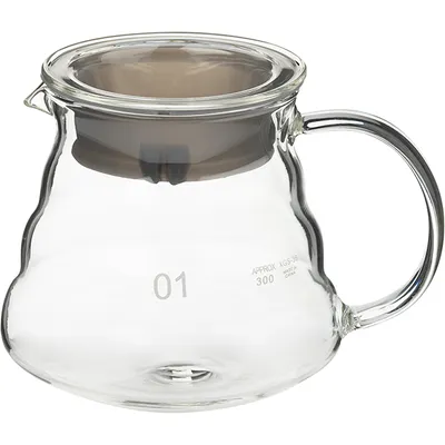 Чайник заварочный стекло 360мл D=8/11,H=10,L=13см прозр.,серый, изображение 2