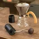 Кофемолка ручная сталь нерж.,дерево черный,тем.дерево, изображение 3