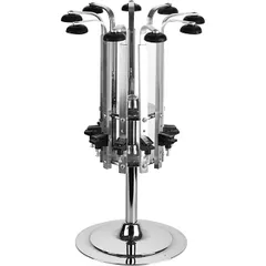 Струбцина для бутылок «Бонзер» (для 9 шт.) вращающаяся сталь нерж. D=36,H=51см серебрист.