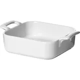 Блюдо для запекания квадратное «Бель Кузин» фарфор 350мл ,H=4,L=17,B=13см белый