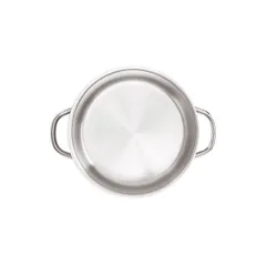 Кастрюля без крышки (индукция) сталь нерж. 3,1л D=20,H=10см металлич., изображение 4