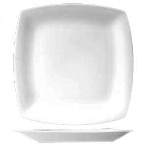 Тарелка «Штутгарт (декор)» мелкая фарфор D=15см белый,зелен.