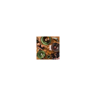 Блюдце «Сейдж» фарфор D=12см зелен.,бронз., изображение 7