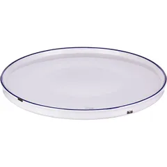 Тарелка «Антуанетт» керамика D=260,H=18мм белый,синий, изображение 2