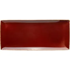 Блюдо «Террамеса Мокка» прямоугольное фарфор ,L=37,B=16,5см тем.корич.