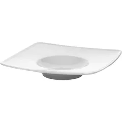 Тарелка десертная «Виктория» фарфор ,L=26,B=26см белый