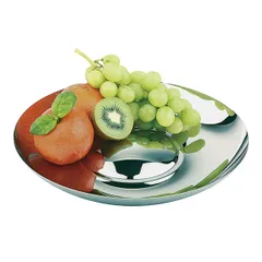 Salad bowl stainless steel D=33cm