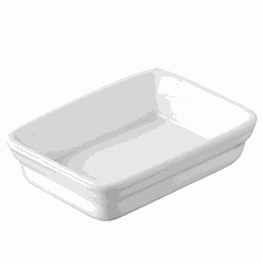 Baking dish porcelain 20ml ,H=2,L=7,B=5cm white