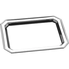 Поднос сталь нерж. ,H=15,L=310,B=410мм металлич.