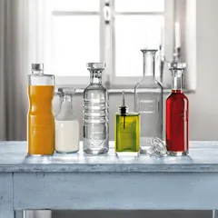 Бутылка для масла «Оптима» стекло 250мл ,H=14,L=7,B=5см прозр., изображение 4