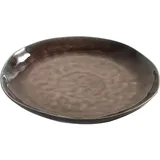 Тарелка «Пьюр» керамика D=280,H=25мм коричнев.