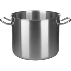Pan without a lid sandwich bottom  stainless steel  7.5 l  D=22, H=20cm  metal.