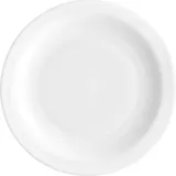 Тарелка «Кейрвейр» мелкая стекло D=195,H=18мм белый