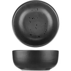 Салатник «Оникс» керамика 300мл D=125,H=50мм черный, изображение 2