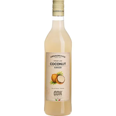 Сироп «Кокос» ODK пластик 1л D=8,H=32см белый, Состояние товара: Новый, Вкус: Кокос, Материал: Пластик, Объем по данным поставщика (мл): 1000