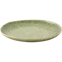 Plate “Kiwi Green” ceramics D=22.5cm green.