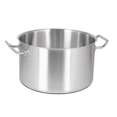 Кастрюля без крышки сталь нерж. 35л D=45,H=22см матовый