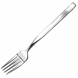 Вилка десертная «Эмбосс» сталь нерж. ,L=185/65,B=3мм металлич.