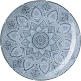 Тарелка «Вавилон» фарфор D=175,H=20мм голуб.,тем.син.