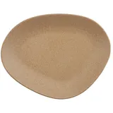 Тарелка «Гэлэкси» ассиметричная фарфор D=220,H=25мм бежев.