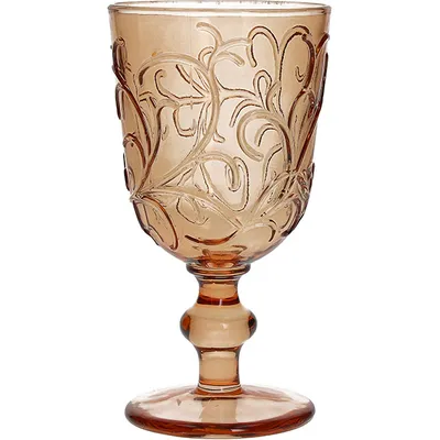 Бокал для вина «Тэ» стекло 260мл D=8,H=10см бронз.