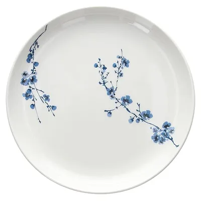 Тарелка «Ориенталь» десертная фарфор D=19см белый,синий, Диаметр (мм): 190
