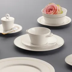 Блюдце «Пьюрити» эко-кост. фарф. D=135/42,H=18мм белый, изображение 4