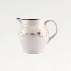 Кувшин «Космея утро» керамика 1,2л D=15,H=10см белый,красный, изображение 3