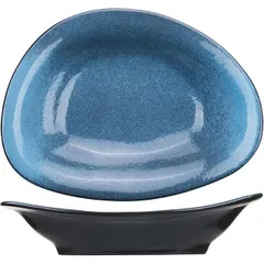 Plate “Milky Way blue”  porcelain  0.9 l , H=70, L=315, B=230mm  blue, black