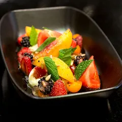 Блюдо «Клаб» глубокое прямоугольное керамика ,H=35,L=190,B=130мм черный, изображение 2