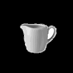 Молочник «Любяна» фарфор 50мл ,H=5,L=7,B=4см белый