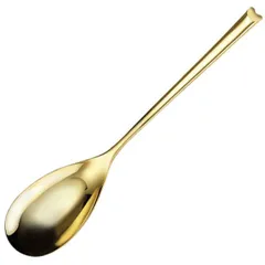 Dessert spoon “H-art PVD Gold”  stainless steel , L=18.8 cm  gold