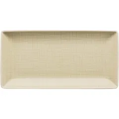 Блюдо прямоугольное фарфор ,L=20,B=10см кремов.