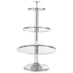 3-tier shelf "Elite" d=18.5/28/38cm  stainless steel , H=64.5cm