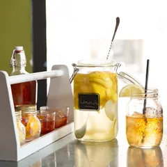 Банка «Лавана» квадратная с крышкой и этикеткой стекло 1,5л ,H=22,L=10,6,B=10,6см прозр., изображение 4