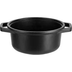 Pan (induction)  cast aluminum, teflon  2.25 l  D=20, H=11, B=29 cm  black