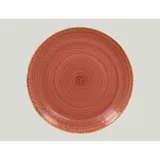Тарелка мелкая «TWIRL» фарфор D=27см оранжев.