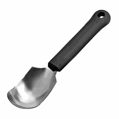 Spoon for avocado stainless steel, polyprop. ,H=2,L=22,B=8cm
