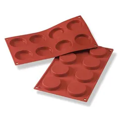 Baking dish “Cylinder” [8 cells]  silicone  D=60, H=12mm